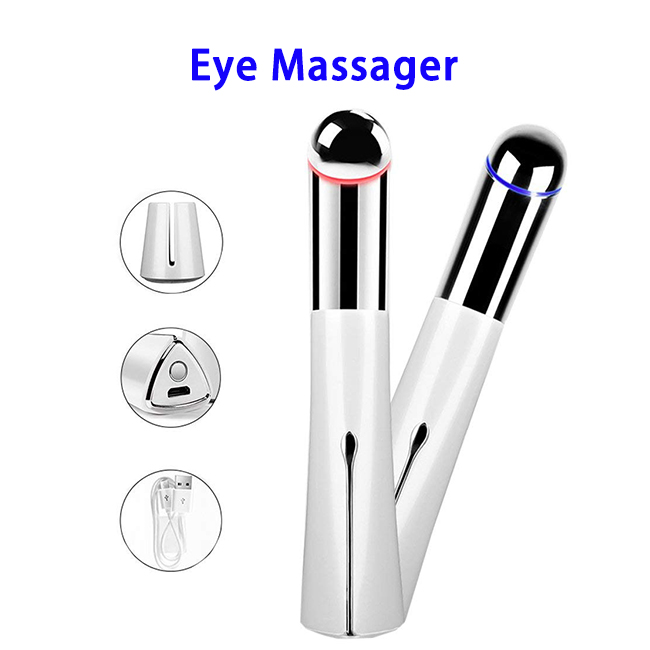 CE ROHS Vibration Portable USB Rechargeable 2 Gears Eye Massager 