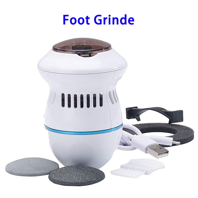 USB Rechargeable Plastic ABS 2000rpm Electronic Foot File