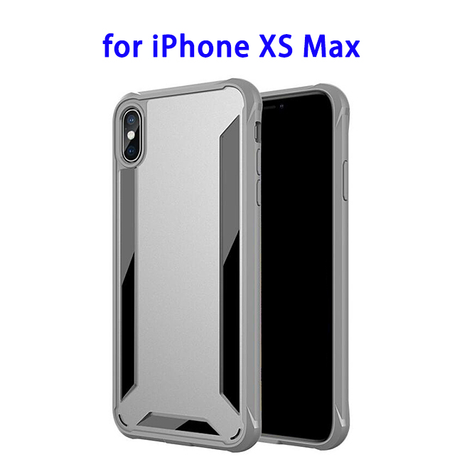 Patent 2 in 1 Shockproof Rugged Protective Cover Case for iPhone XS Max (Grey)