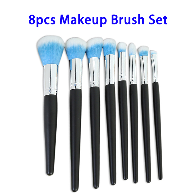 8pcs Synthetic Hair Makeup Brush Set 