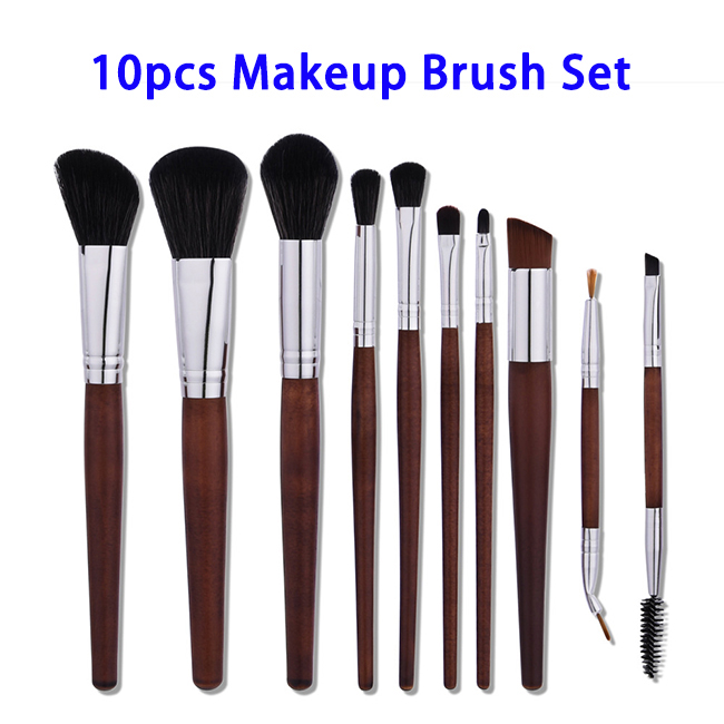 Professional Cosmetic Custom Logo Synthetic Hair Makeup Brush Set