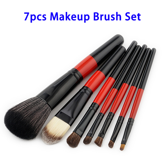 7pcs Synthetic Hair Makeup Brush Set 