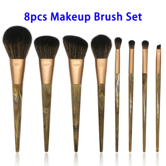 8pcs Synthetic Hair Professional Makeup Brushes Set (Color 1)