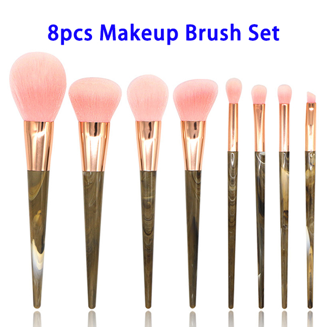 8pcs Synthetic Hair Professional Makeup Brushes Set (Color 2)
