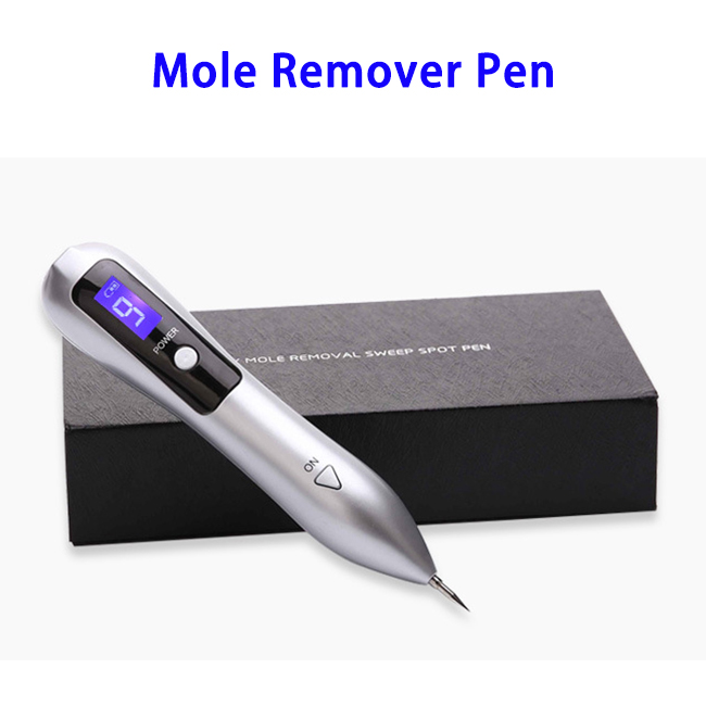 CE ROHS FCC Approved USB Rechargeable LCD Screen Mole Removal Pen (Silver)