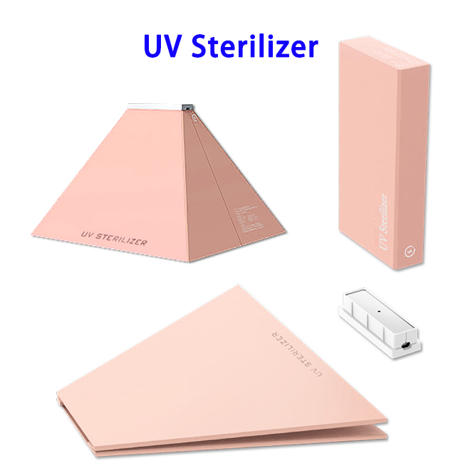 Multi Functional Portable UV Lamp Sterilization Cover UV Sterilizer Box (Pink)