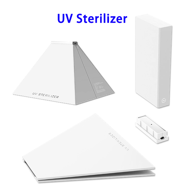 Multi Functional Portable UV Lamp Sterilization Cover UV Sterilizer Box (White)
