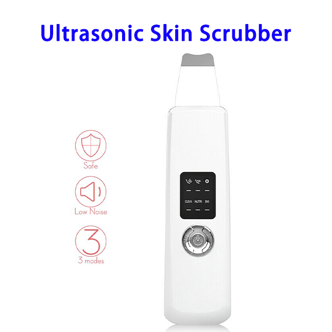 NEW Design Face Exfoliator Dead Skin Blackhead Remover Ultrasonic Skin Scrubber