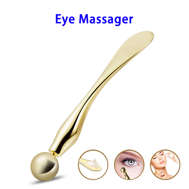 Beauty Tool Facial Mask Massager Spoon Eye Cream Massage Sticks(Gold)