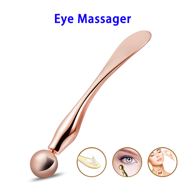Beauty Tool Facial Mask Massager Spoon Eye Cream Massage Sticks(Rose Gold)