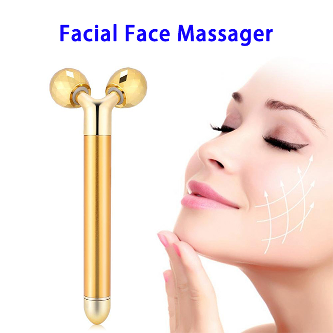 New Arrival Waterproof Zinc Alloy 3D Roller Face Massager For Skin Tightening 