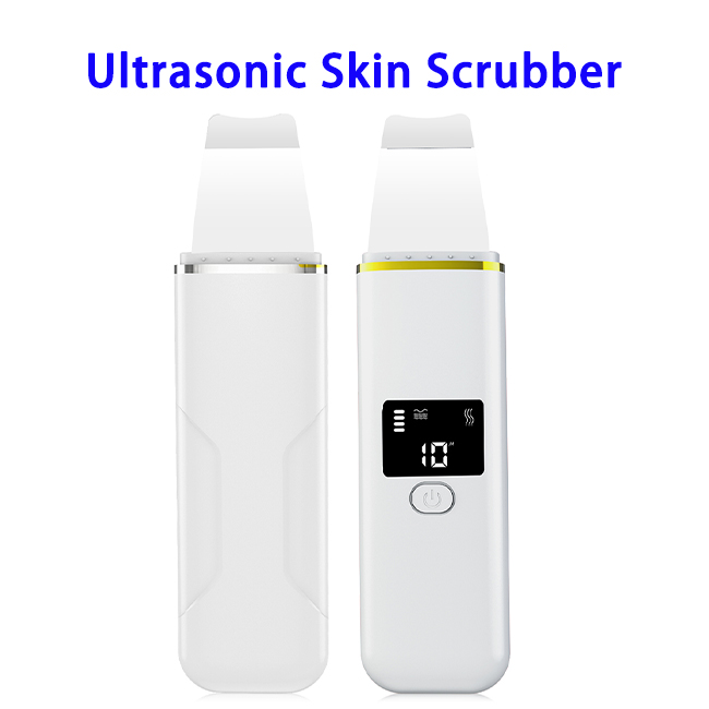 New Arrival Facial Pore Cleanser Ultrasonic Skin Scrubber with LCD 