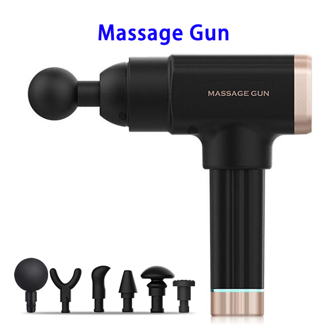 Adopting High-Quality 20 Speeds 24V Quite Glide Noise Reduction Technology LED Massage Gun