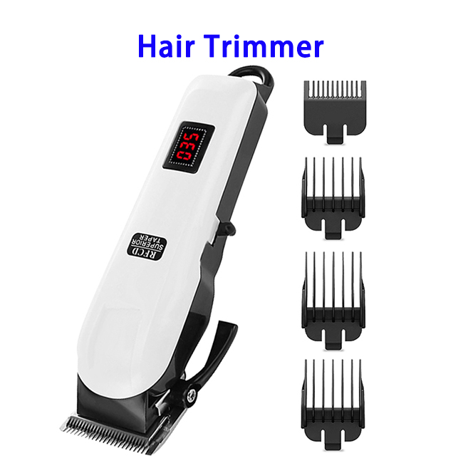 2020 CE ROHS FCC IP67 Waterpoof Titanium Alloy Head Intelligent Noise Reduction Hair Trimmer