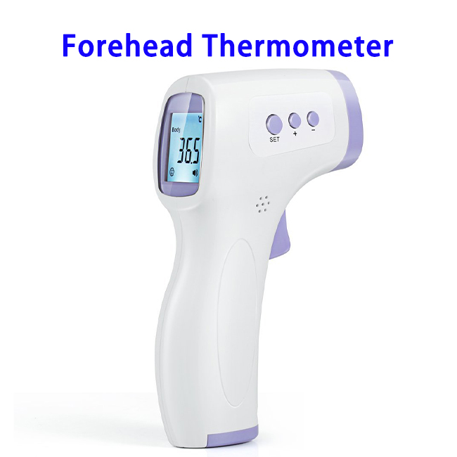 CE FDA EMC Baby Adults Non Contact Temperature Gun Digital Forehead Infrared Thermometer