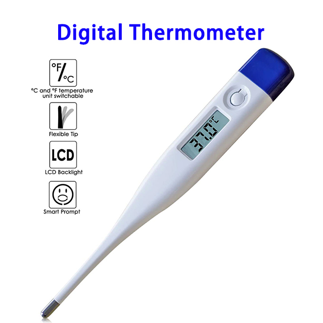Portable Waterproof Digital Body Thermometer for Baby Adult