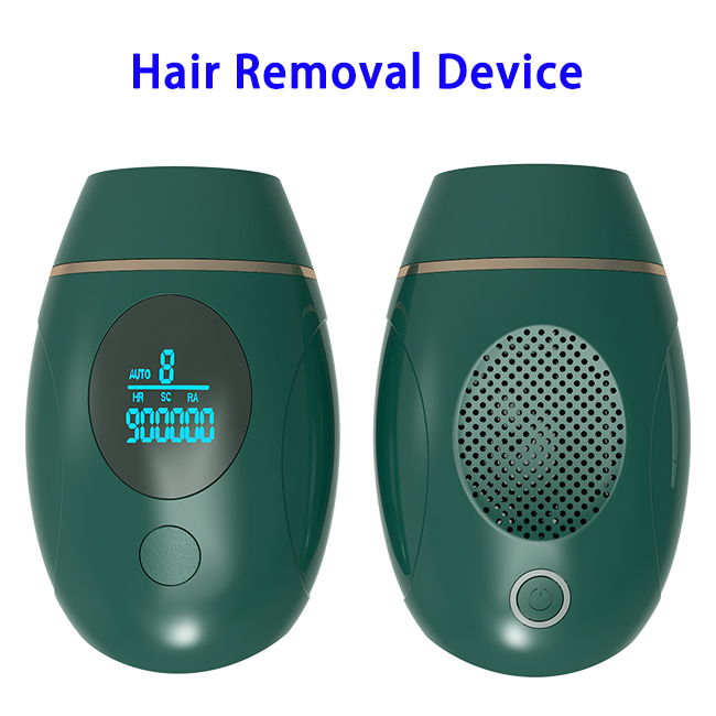 Portable Women and Men Hair Remover Device Facial Body Laser Hair Removal Use At Home(Green)