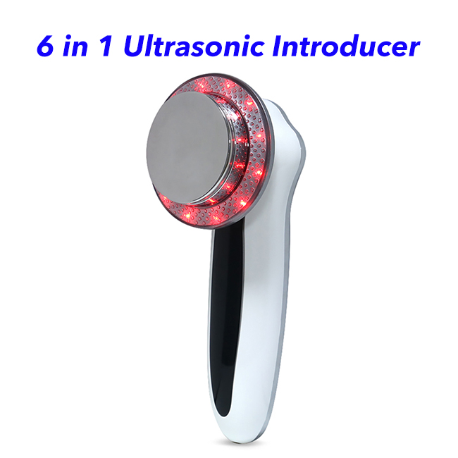 Multifunctional 6 in 1 Body Slimming Machine Cavitation Weight Loss Machine (White)