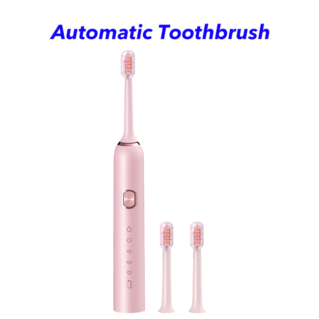 New Product Ideas 2020 Waterproof 1200mah Patent Automatic Toothbrush(Pink)