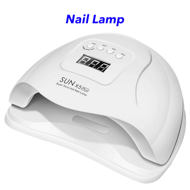LED UV 110W Painless Portable Mini Nail Dryer Gel Polish Light Manicure Nail Lamp