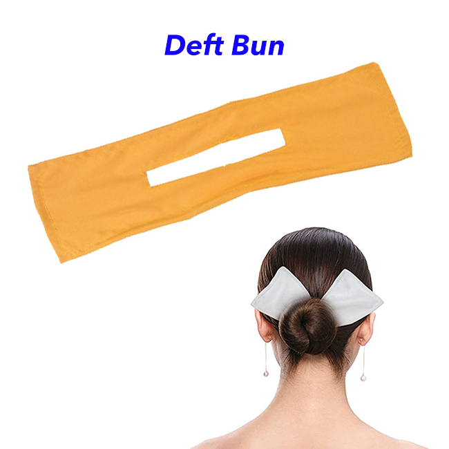 Magic Hair Styling Hair Braiding Tool French Twist-Hairstyle Clip Hair Bun Maker(orange)