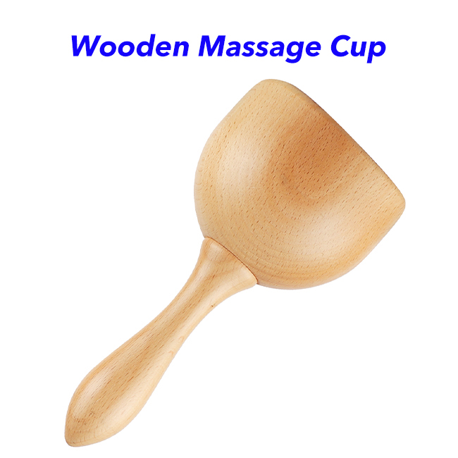 Lymphatic Drainage Anti Cellulite Wooden Massage Wood Therapy Cup