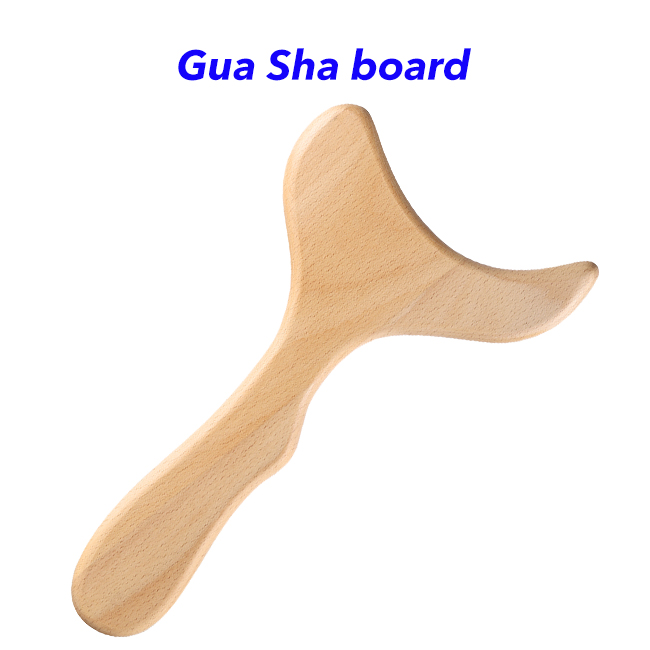 Professional Lymphatic Drainage Wood Therapy Massage Wooden Gua Sha Tool