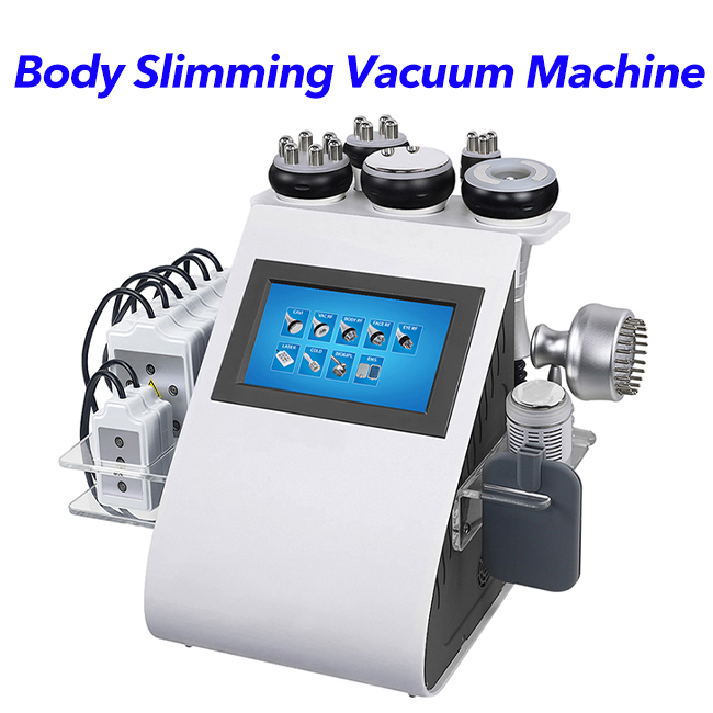 9 in 1 Radiofrequency Body Shaping and Contouring Cryolipolysis Vacuum Cavitation System Slimming Machine