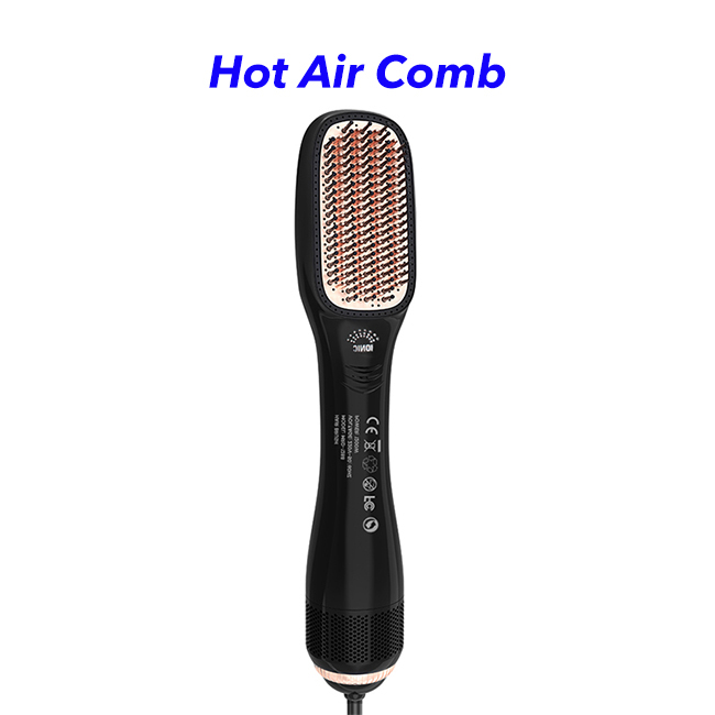 One Step Hair Straightener Hair Dryer and Volumizer Hot Air Hair Brush Dryer(Black)