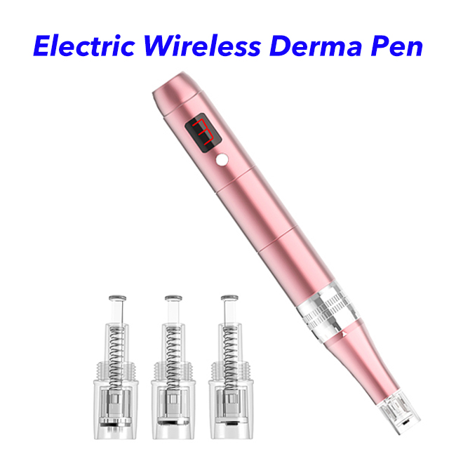 Wireless Electric Microneedling Derma Pen 3 Replacement Cartridges Dr. Pen Skin Care tools Kit for Face and Body