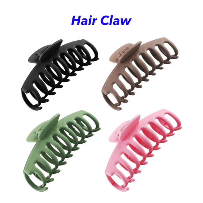 4 Pack Matte Hair Claw Clips Nonslip Medium Large Accessories Hair Clamps for Thin Thick Fine Long Hair 