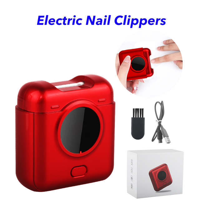 Noiseless Safety and Professional Electric Baby Nail Clipper Electric Nail Clipper(Red)