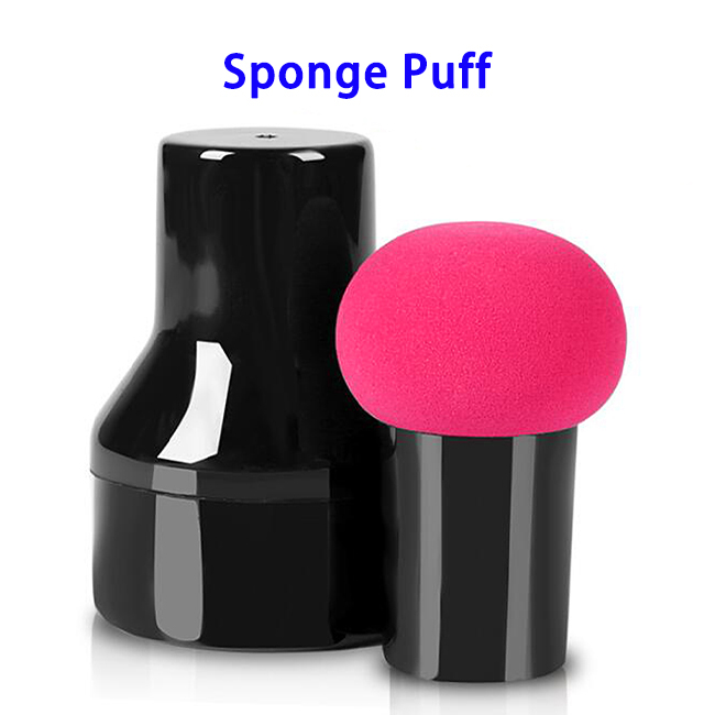 Cute Mini Cosmetic Makeup Sponge Blender Mushroom Powder Puff(Rose)