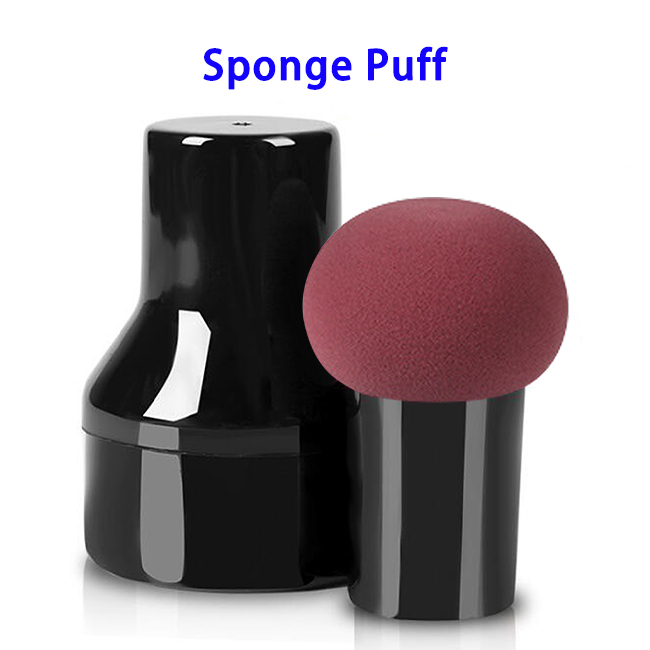Cute Mini Cosmetic Makeup Sponge Blender Mushroom Powder Puff(Brown)