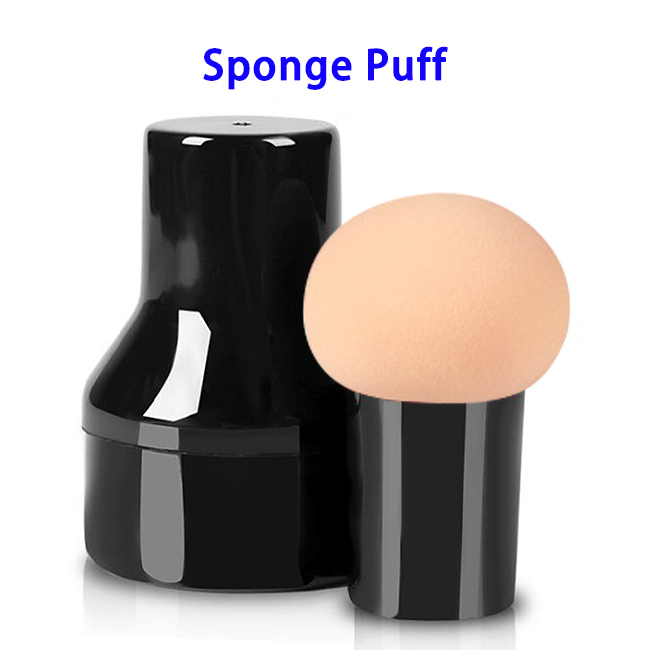 Cute Mini Cosmetic Makeup Sponge Blender Mushroom Powder Puff(Beige)