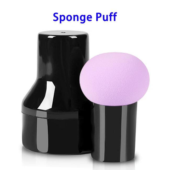 Cute Mini Cosmetic Makeup Sponge Blender Mushroom Powder Puff(Purple)