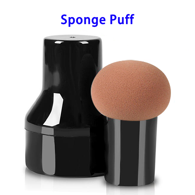 Cute Mini Cosmetic Makeup Sponge Blender Mushroom Powder Puff(Light Brown)