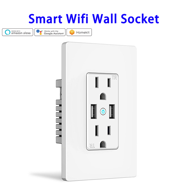 FCC ETL Approved Wifi Smart Socket Power Strip with USB Port
