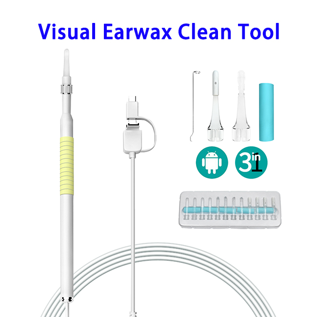 3 In 1 USB Ear Digital Endoscope Earwax Cleansing Tool with 6 LEDs (Color 3)