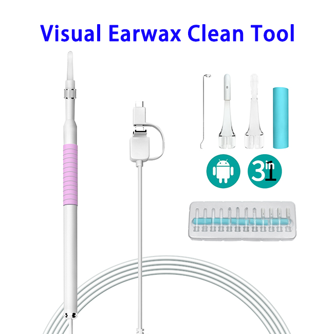 3 In 1 USB Ear Digital Endoscope Earwax Cleansing Tool with 6 LEDs (Color 4)