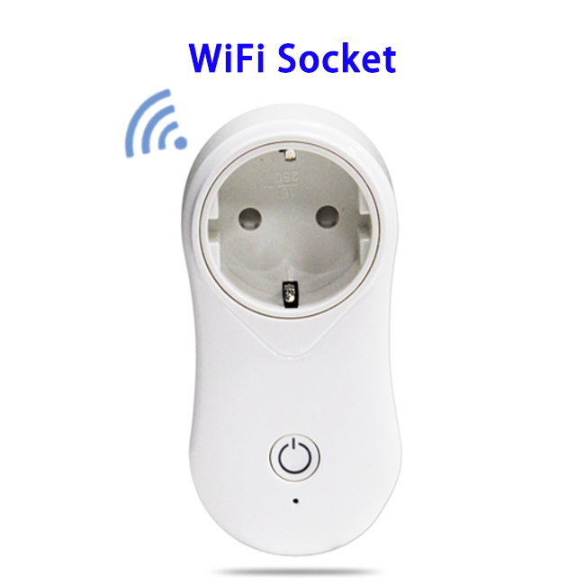 CE RoHS FCC Approved Remotely Control Mini WiFi Plug Smart Socket with USB Port (EU Plug)