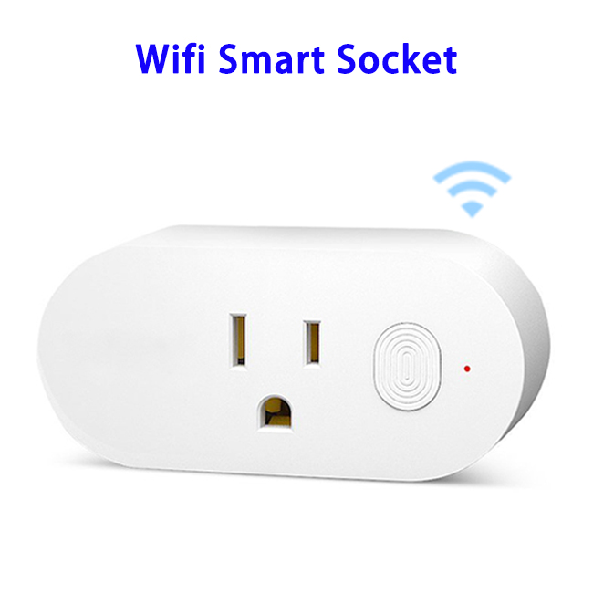 FCC CE RoHS Approved US Standard Home Automation Wifi Smart Socket Plug
