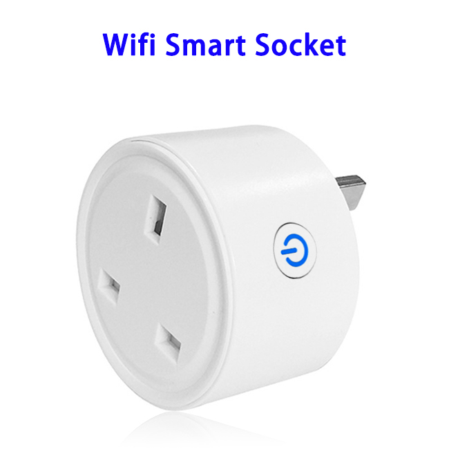 CE RoHS FCC ETL Approved Mini Smart Plug WiFi Intelligent Socket (UK Plug)