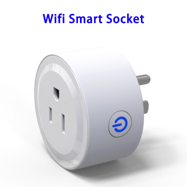 CE RoHS FCC ETL Approved Mini Smart Plug WiFi Intelligent Socket with Power Timer Function