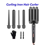 Professional One-Step Hair Dryer and Volumizer Hot Air Brush Hair Curler Electric Curly Hair Brush(Black)