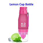 New Arrivals Amazon Hot Sell Food Grade Quality Juice Infuser H2O Lemon Drinking Water Bottles (Red)