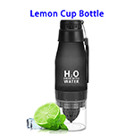 New Arrivals Amazon Hot Sell Food Grade Quality Juice Infuser H2O Lemon Drinking Water Bottles (Black)