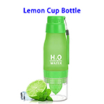 New Arrivals Amazon Hot Sell Food Grade Quality Juice Infuser H2O Lemon Drinking Water Bottles (Green)