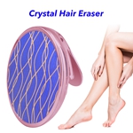 Magic Crystal Nano Glass Hair Remover Painless Arms Body Crystal Hair Eraser(Purple)