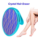 Magic Crystal Nano Glass Hair Remover Painless Arms Body Crystal Hair Eraser(Blue)